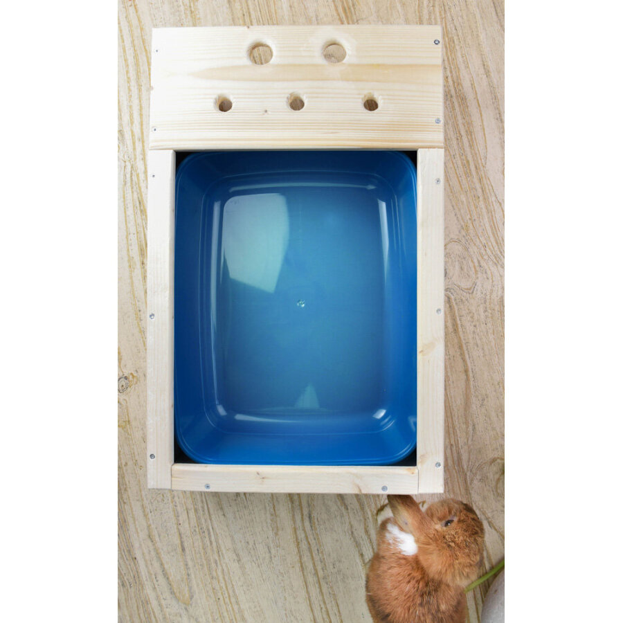 Hopplwerk Toilette mit Möhrchenbar