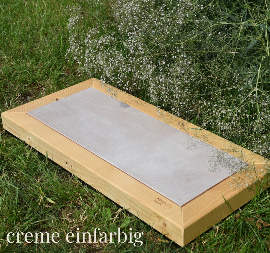 Hopplwerk chill cool- creme einfarbig