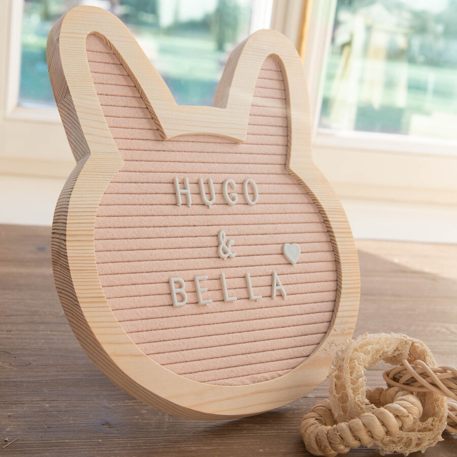 Letter board rose