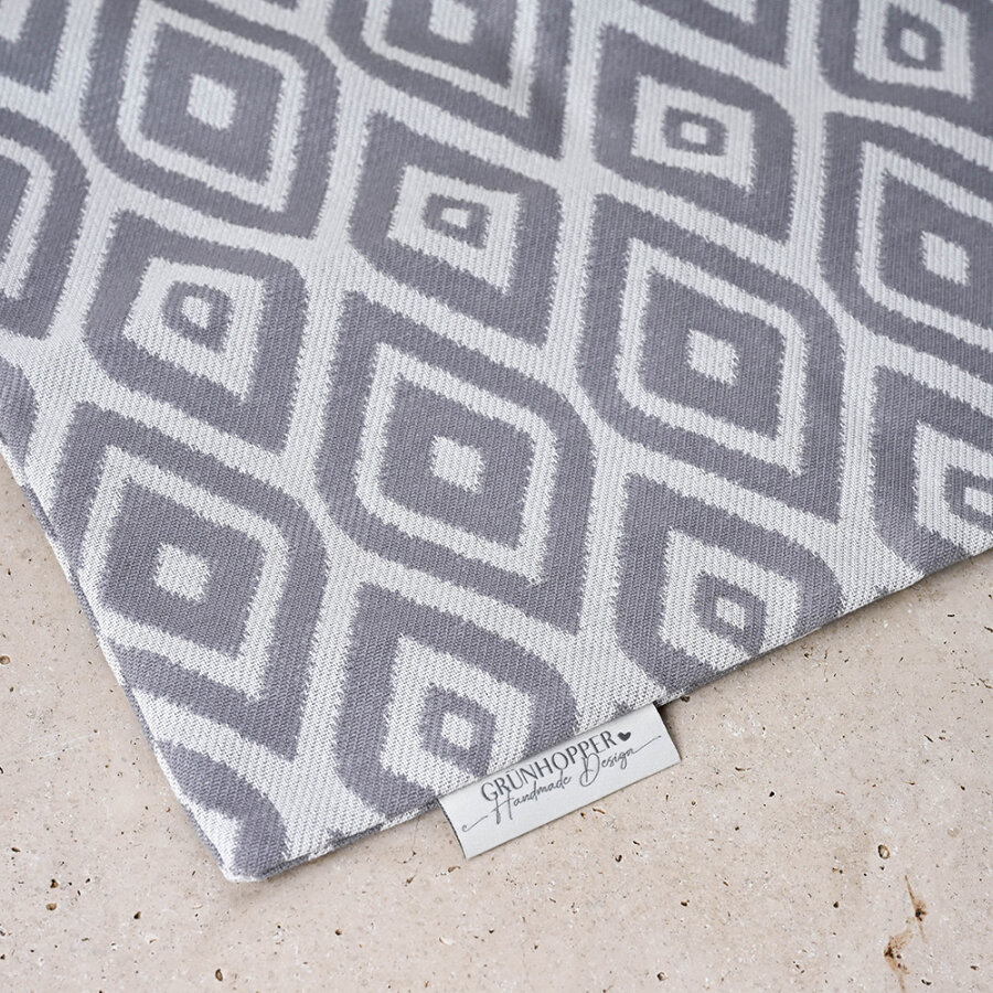 Kühlmatte outdoor boho grey 40 x 50 cm