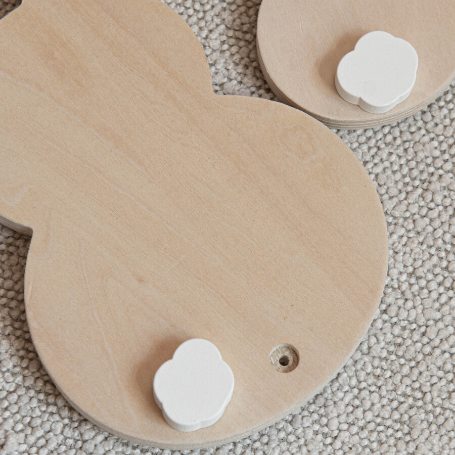 Hopplwerk Holzhasen mit Pummelschwanz