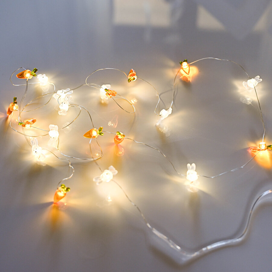 Möhre und Hase fairy lights