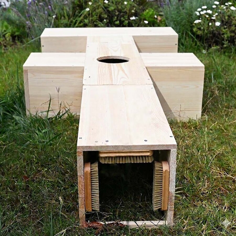 Tunnelsystem lang butterfly mit Bürsten