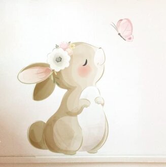 Wandbild Großer Hase