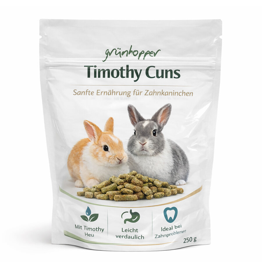 Timothy cuns - sanfte Ernährung für Zahnkaninchen
