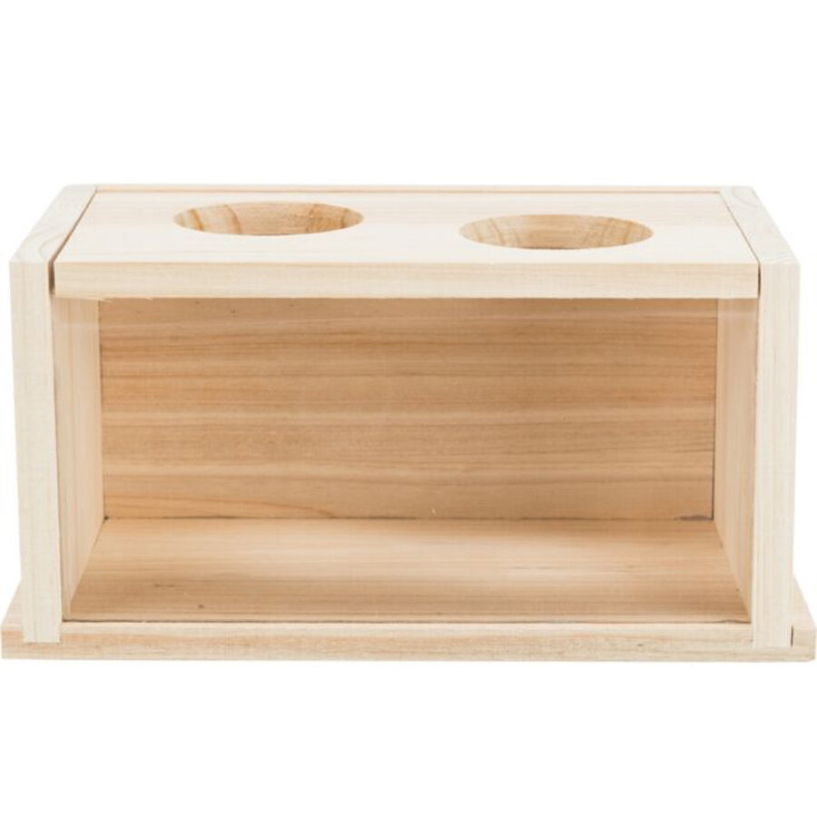 Sandbad aus Holz