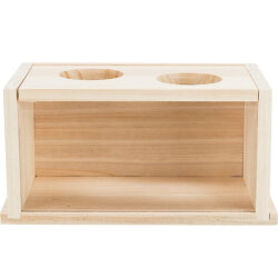 Sandbad aus Holz